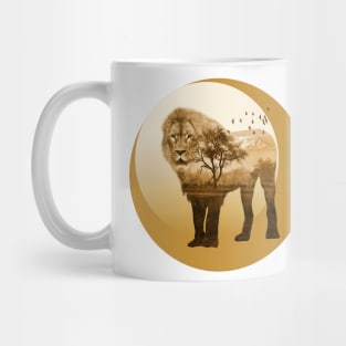 Lion Wild Animal Safari Africa Jungle World Nature Wildlife Mug